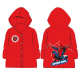 Spiderman Marvel Giacca Parapioggia Impermeabile 4-9anni Bambino Rosso Poncho
