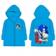 Sonic Giacca Parapioggia Impermeabile 4-9anni Bambino Blu Poncho