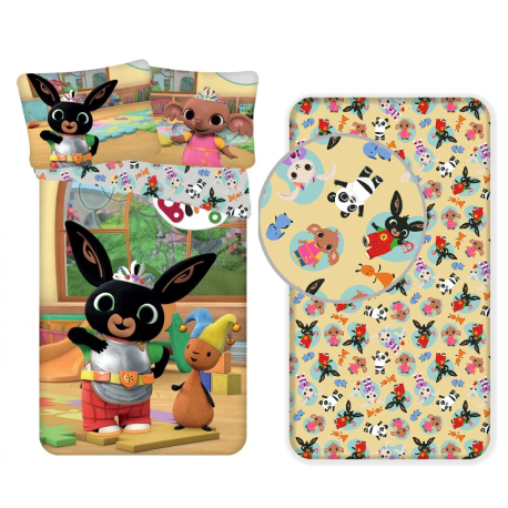 Disney Minnie Pale 3 Pezzi Set Letto Singolo Copripiumino,Federa + Lenzuola con angoli