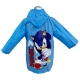 Sonic Giacca Parapioggia Impermeabile 4-9anni Bambino Blu Poncho
