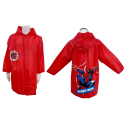 Spiderman Rain Jacket RAINCOAT Waterproof PVC 4-9 Years