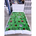 Minecraft Coral Fleece Plaid Blanket 110x150cm FLANEL FLEECE SOFT