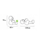 Gigante Orso 120 cm Beige con Cuore Peluche Orsacchiotto Soft Big Size XXXL