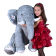 Gigante Orso 120 cm Bianco con Cuore Peluche Orsacchiotto Soft Big Size XXXL