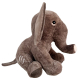 Giant Plush Elephant Ginger Hairy 80cm Sitting Plush Soft Big Size XXXL