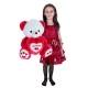 Orso 50cm Grande Peluche con Cuore I Love You San Valentino Fucsia
