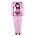 Santoro Gorjuss Rosa Pigiama Due Pezzi Bambina da 4-6 anni Originale in Cotone