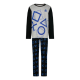 PlayStation Black Boys Two-Piece Long Pajamas Cotton 6 - 12 years