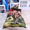 Jurassic World Vulcano Set lenzuola, Copripiumino 140x200 letto singolo 100% cotone Biancheria da letto