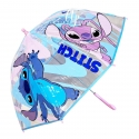 Stitch and Angel Transparent Umbrella POE Girls Umbrella Rain Cover