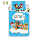 Paw Patrol Nuvola Set Lettino Culla 100x135cm Baby Copripiumino Federa Cotone