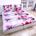 Rose Rosa Set Lenzuola per Letto Una Piazza e Mezza Copripiumino 200x220cm m01