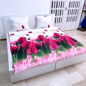 Tulips Sheet Set for Queen Size Bed Duvet Cover 200x220cm m3