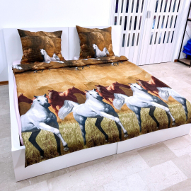 Orange Roses Sheet Set for Queen Size Bed Duvet Cover 200x220cm m14