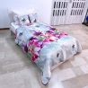 Loto Farfalle Trapunta Copriletto Leggero Letto Una Piazza e Mezza 200x220cm mod.4