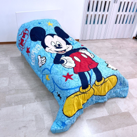 Mickey Mouse Disney Trapunta Piumone Imbottito 180x260cm Letto singolo Originale