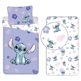 Disney Lilo e Stitch Single Bed Set Duvet Cover 140x200cm Cotton 100%