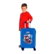Stitch Blu Cabin Suitcase 55cm ABS Rigid Trolley Children Boys Hand Luggage 4 Wheels