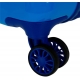 Stitch Blu Valigia Cabina 55cm ABS Rigida Trolley Bambini Ragazzi Bagaglio a mano 4 Ruote