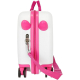 Minnie Valigia Cavalcabile ABS Rigida Trolley Bambini Bagaglio a mano 4 Ruote
