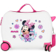 Minnie Valigia Cavalcabile ABS Rigida Trolley Bambini Bagaglio a mano 4 Ruote