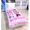 Disney Minnie Quilt Padded Duvet 140x200 cm Single Bed Cot Cot