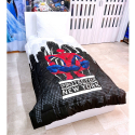 Spiderman Trapunta Piumone Imbottito 140x200 cm Reversibile Letto Singolo Lettino Culla