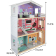 Giant House 120 cm Wooden Dollhouse with Lift and Furniture
