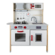 Grande Cucina in Legno h - 80cm per Bambini con Luci Suoni Pentole e Accessori