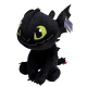 Dragon Trainer III Sdentato Furia Buia 50cm Peluche Grande Soft Plush Size L