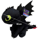 Dragon Trainer III Sdentato Furia Buia 50cm Peluche Grande Soft Plush Size L