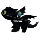 Dragon Trainer III Toothless Night Fury 90cm Large Soft Plush Size XL