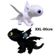 Dragon Trainer III Furia Chiara Bianco 80cm Peluche Grande Soft Plush Size XL