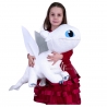 Dragon Trainer III Furia Chiara Bianco 90cm Peluche Grande Soft Plush Size XL