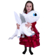 Dragon Trainer III Furia Chiara Bianco 80cm Peluche Grande Soft Plush Size XL