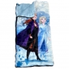 Disney Frozen Anna Elsa Sacco a Pelo 140 x 70cm Coperta Campeggio Asilo Scuola Bambini