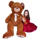 Cuddly Giant Bear Plush 150 cm White , Perfect Gift for Adult Children