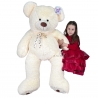 Cuddly Giant Bear Plush 150 cm White , Perfect Gift for Adult Children