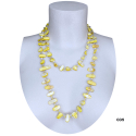 Long Pearl Necklace Hard stones, crystal beads Women