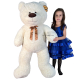 Gigante Orso 140cm Marrone Con Piccolo Peluche Orsacchiotto Soft Big Size XXXL