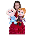 Frozen Anna and Elsa 46cm Soft Plush Original Disney Doll Size XL