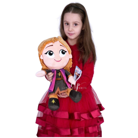 Frozen Anna and Elsa 46cm Soft Plush Original Disney Doll Size XL