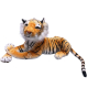 Tigre Bianca 50cm FELINI Peluche Sdraiato Soft Plush taglia M