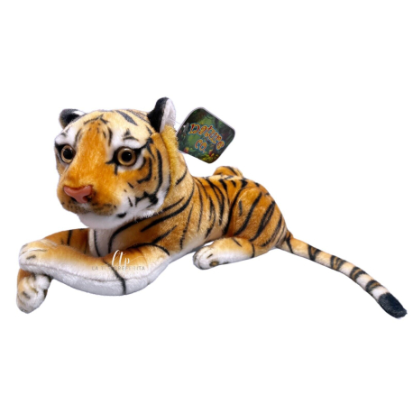 Tigre Bianca 30cm FELINI Peluche Sdraiato Soft Plush taglia S