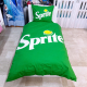 Sprite Official Single Bed Set Duvet Cover 160x200cm Cotton Linen