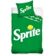 Sprite Ufficiale Set Letto Singolo Copripiumino 160x200cm Cotone Biancheria