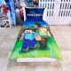 MINECRAFT Set lenzuola, Copripiumino 140x200 letto singolo 100% cotone Biancheria da letto