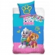 Paw Patrol Set 2pezzi Letto Singolo Copripiumino Federa Flanella Pile di Corallo Reversibile