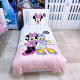 Disney Minnie Mouse Paperina Set 2 pezzi Letto Singolo Copripiumino Federa Cotone Reversibile
