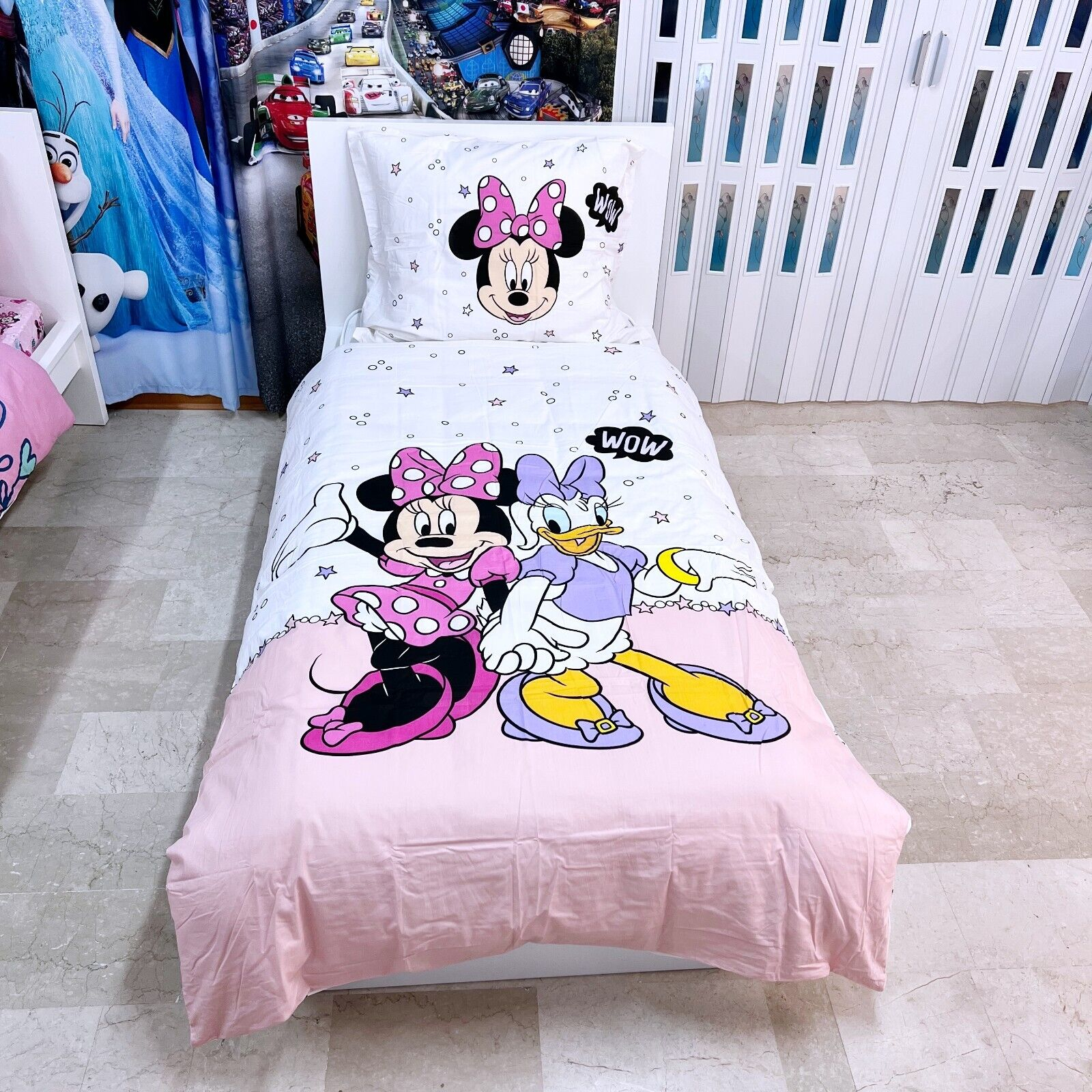 Set Copripiumino Per Bambini A Tema Spaziale - 100% Cotone, King Size, Con Razzi E Astronauti - Blu, 3 Pezzi (copripiumino + 2 Federe)